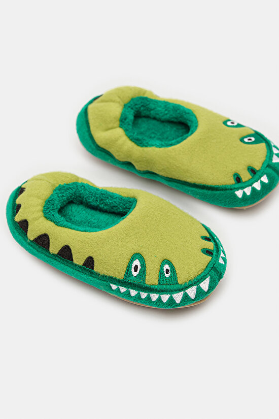 Erkek Çocuk Crocodile Çok Renkli Patik Çorap - 3