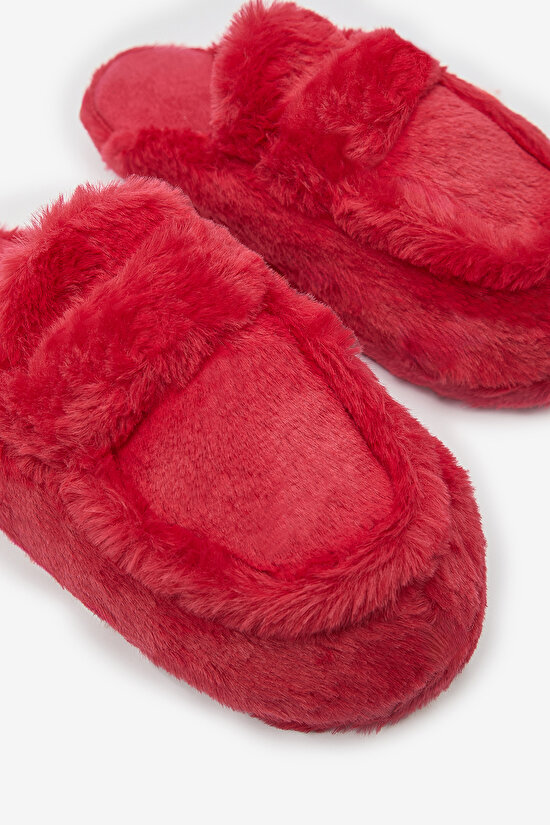 Red Soft Red Slipper - 3