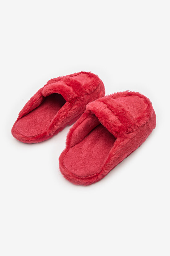 Red Soft Red Slipper - 4