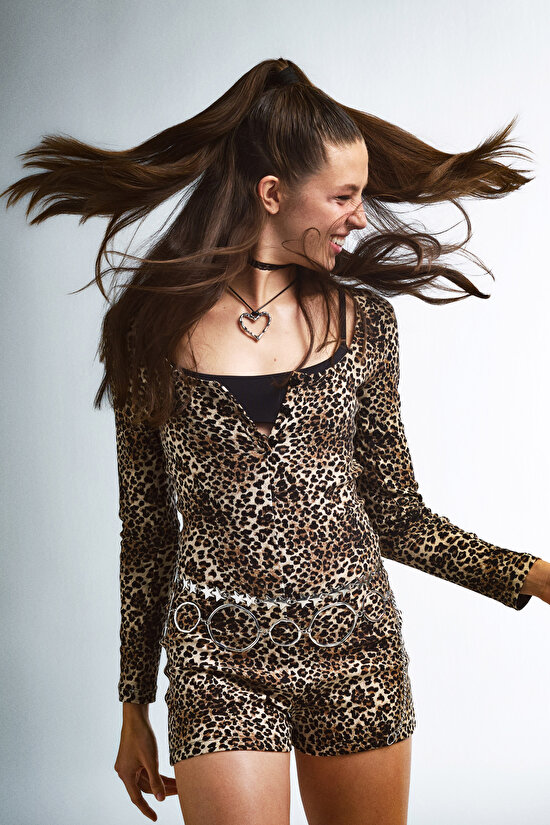 Leopard Pointel Overalls - 1