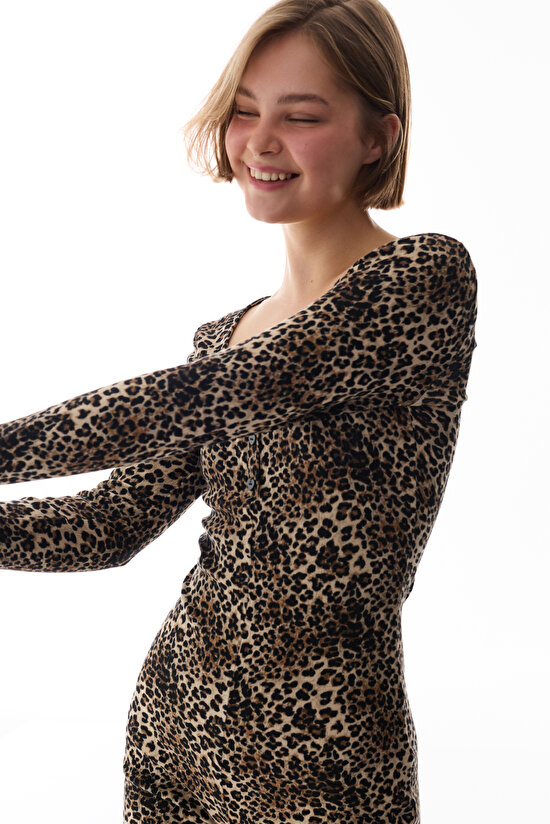 Leopard Pointel Overalls - 3