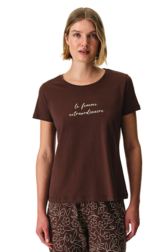 Extraordinaire Pamuklu Kapri Pijama Takımı - 2