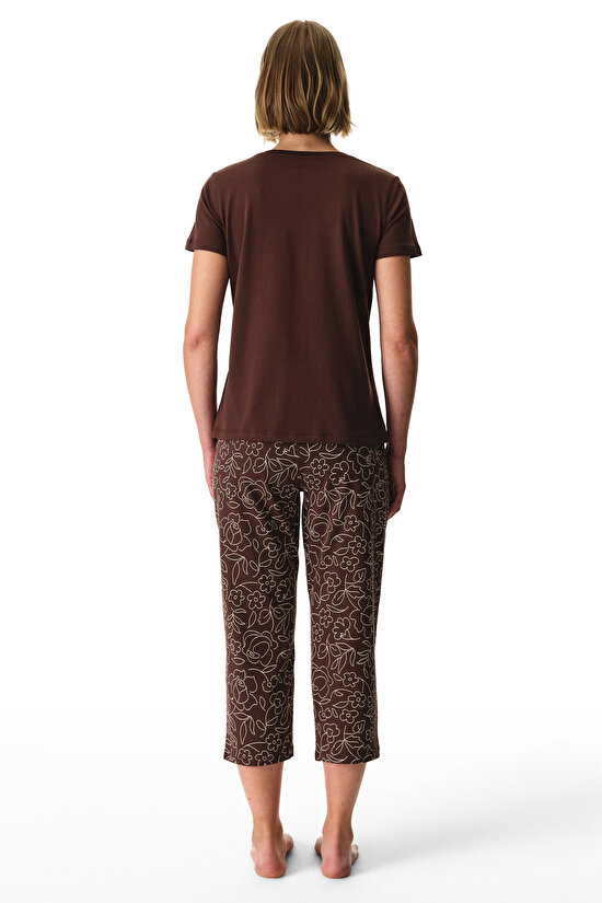 Extraordinaire Pamuklu Kapri Pijama Takımı - 7