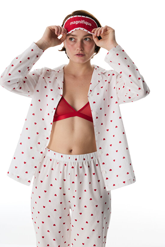 Red Magnifique Sleep Mask - 2