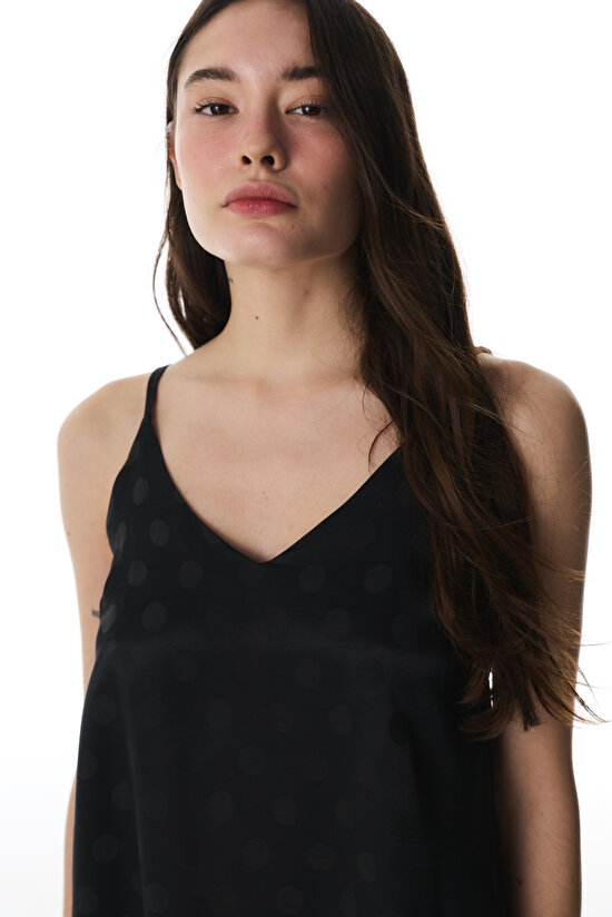 Black Lilah Satin Shorts Pajama Set - 2