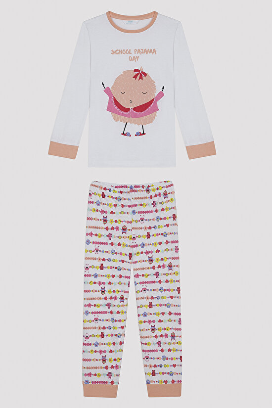Kız Çocuk Pijama Party LS 2'li Pijama Takımı - 2