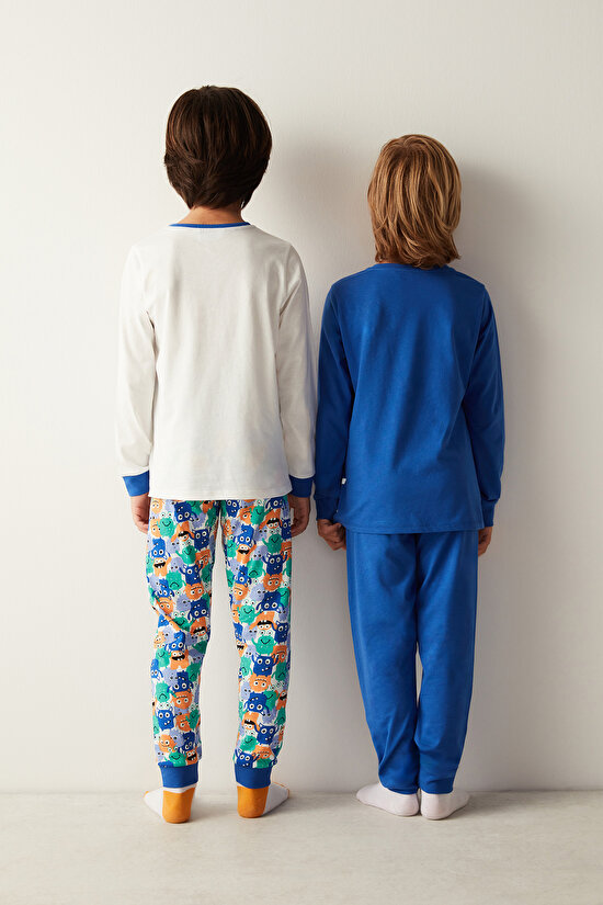 Boys Monster Class LS 2 Pack Pyjama Set - 3
