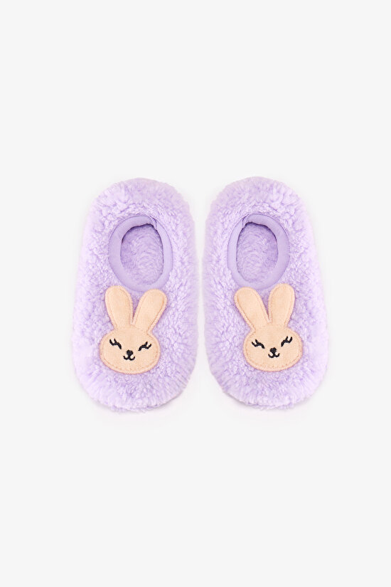 Kız Çocuk Lila Rabbit Tavşan Desenli Çetik - 1