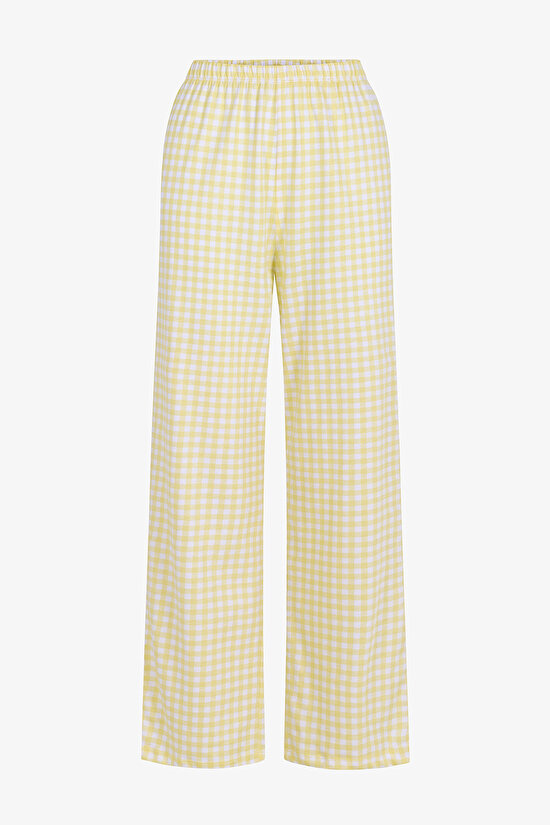 Açık Sarı Sleepy Soul Pantolon Pijama Takımı - 3