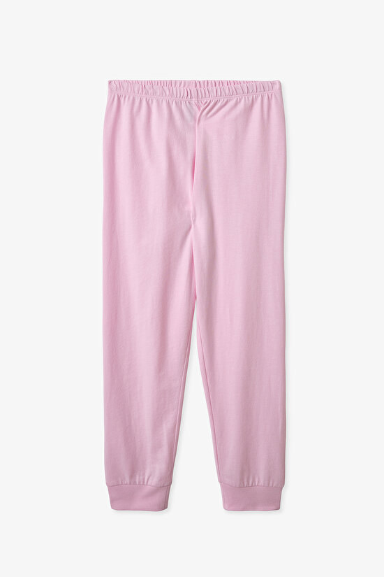 Pembe Kız Çocuk Relaxalotl 2'li Pijama Takımı - 7