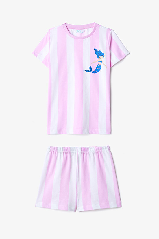 Girls Shells 2in1 Multi Colour PJ Set - 5