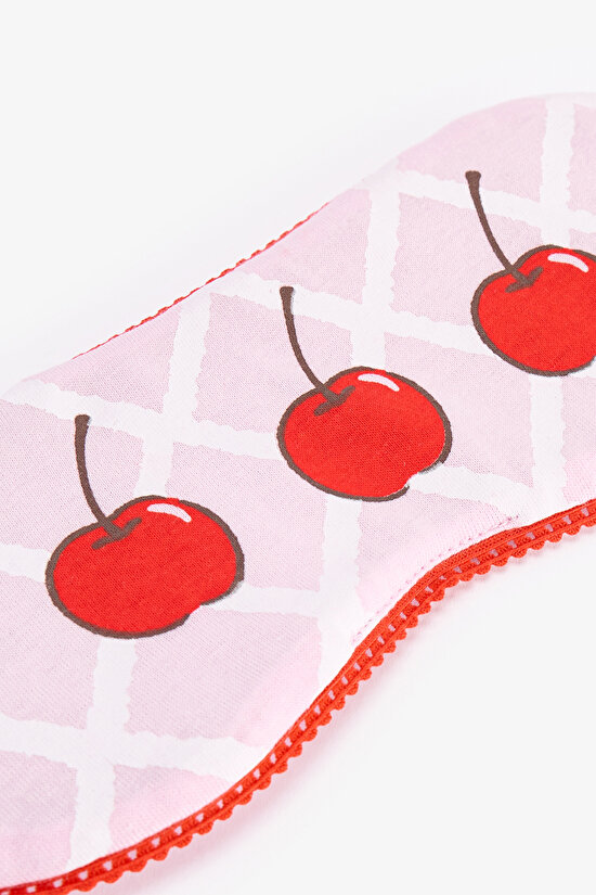 Optik Beyaz Cherries Uyku Gözlügü - 2