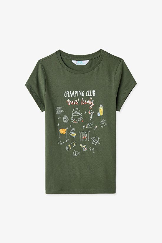 Yeşil Erkek Çocuk Camping Club 2'li Pijama Takımı - 6