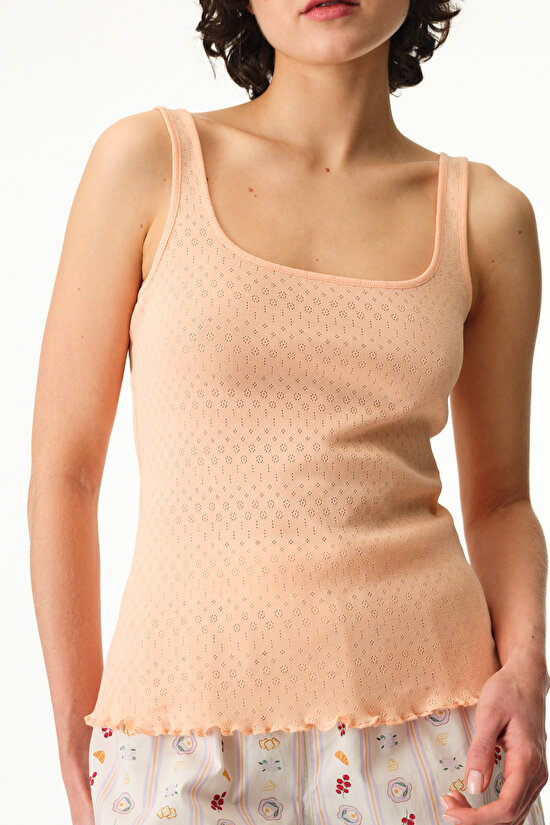 Salmon Morning Time Shorts Pajama Set - 3