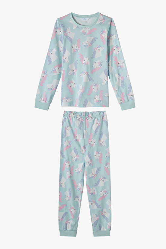 Girls' Magical Repeat Long Sleeve Pyjama Set - 1