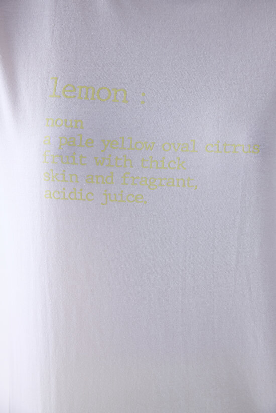 Lemon Açık Sarı Şortlu Pijama Takımı - 4