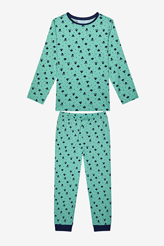 Erkek Çocuk Steps 2li Pamuklu Çok Renkli ijama Takımı - 4