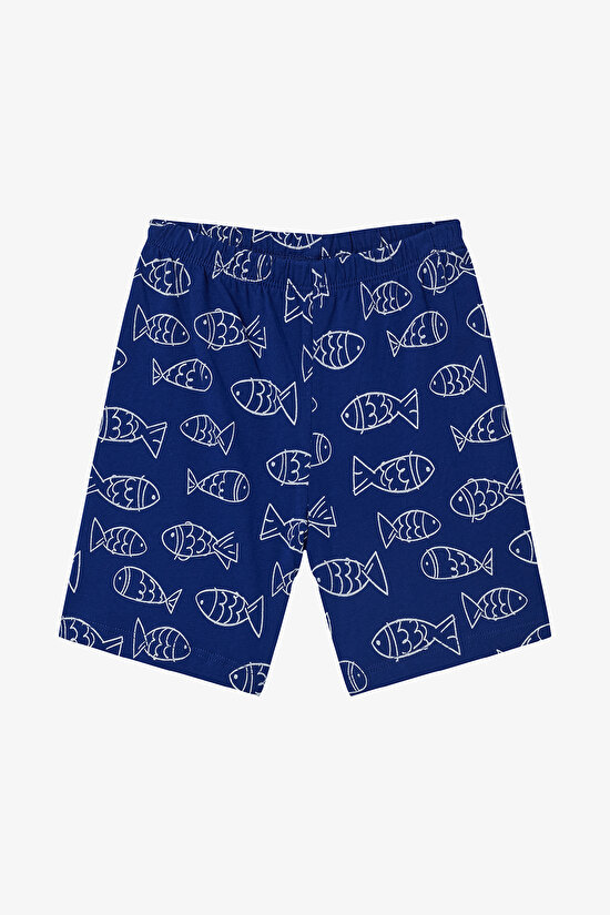 Erkek Çocuk Fish Pamuklu Pijama Takımı - 4