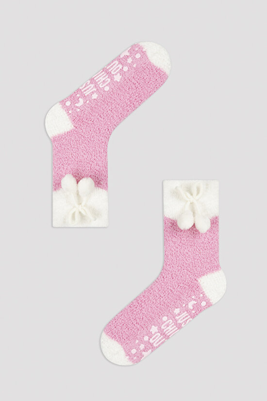Pink Chill Socked Socks - 1