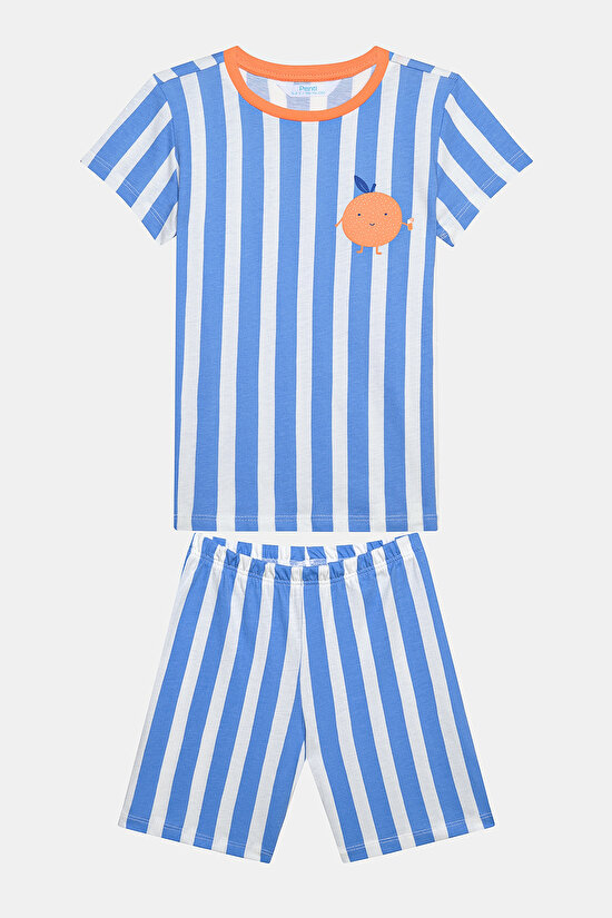 Erkek Çocuk Orange 2li Pijama Takımı - 5