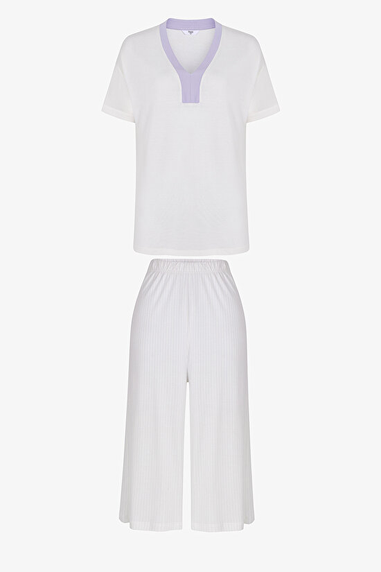 Ecru Collagen Thin Strap Tank - 1