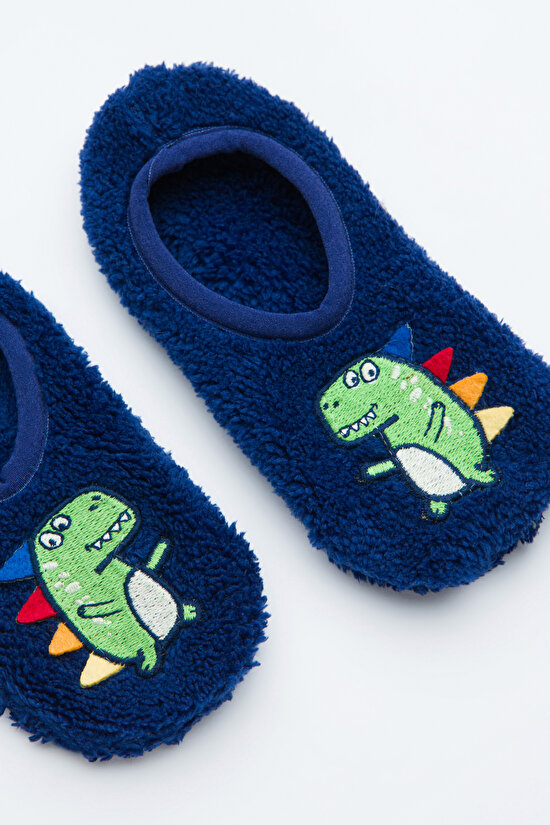 Boys Dino 3D Liner Socks - 1