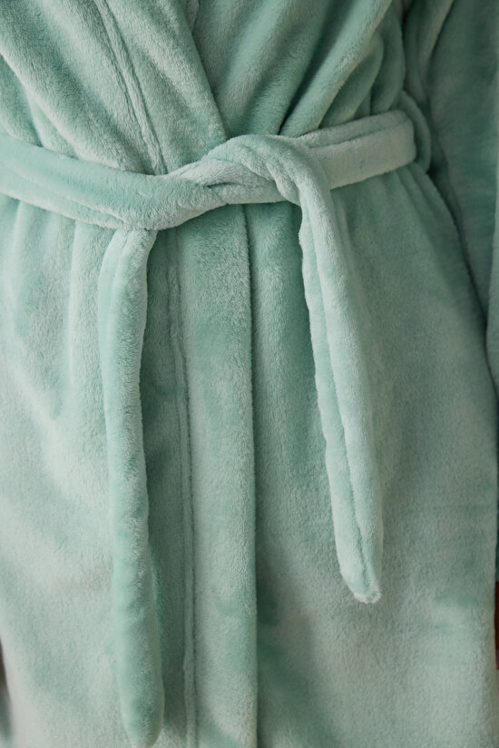 Mint Sleep-In Kuşaklı Yumuşacık Termal Etkisi Sabahlık - 4