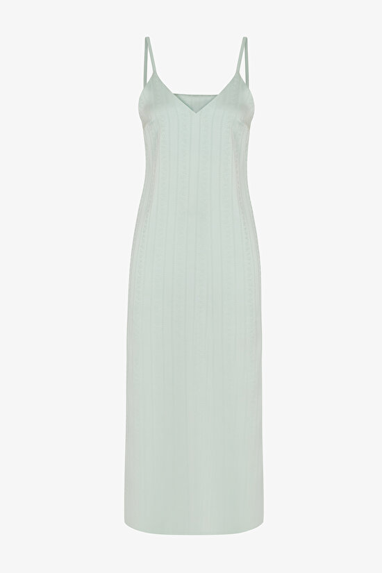 Aurora Satin Nightgown - 1