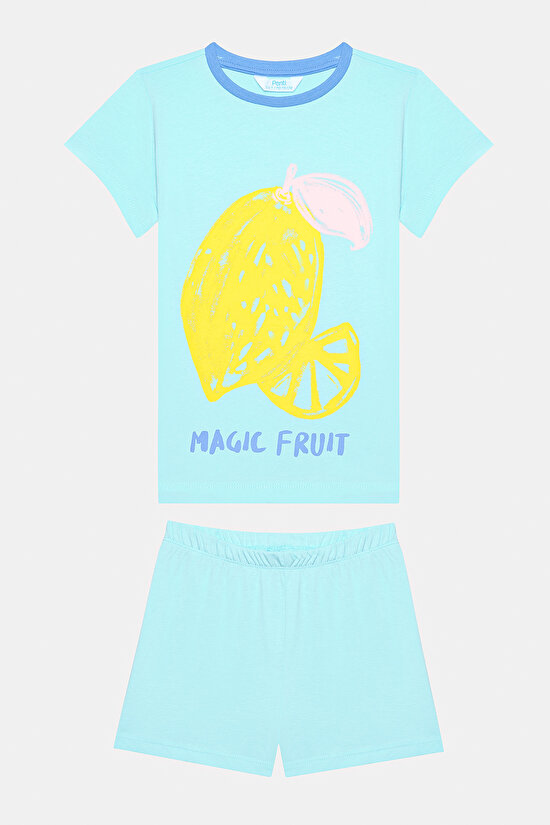 Kız Çocuk Fruits Çok Renkli 2li PijamaTakımı - 2