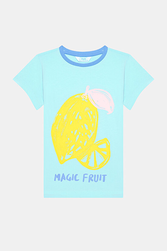 Kız Çocuk Fruits Çok Renkli 2li PijamaTakımı - 3