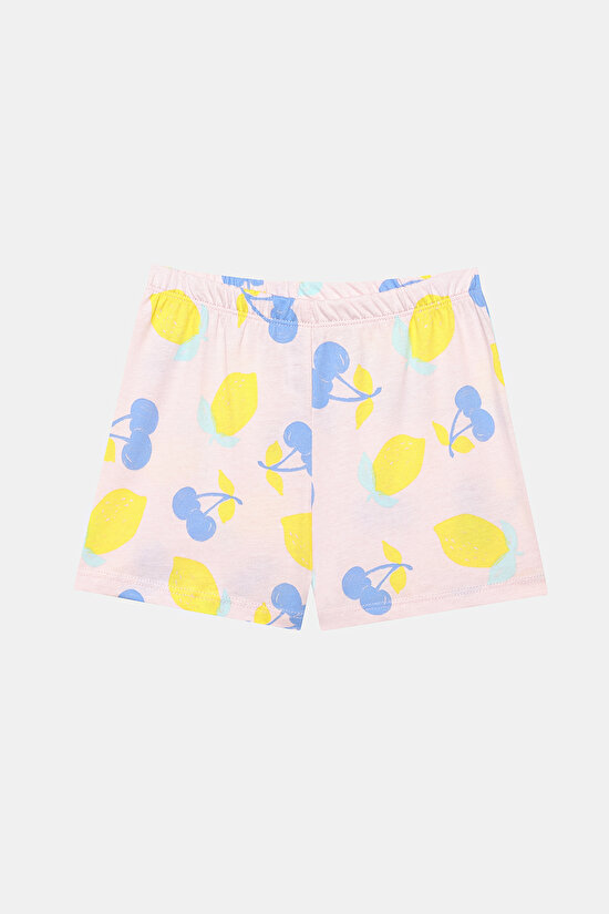 Kız Çocuk Fruits Çok Renkli 2li PijamaTakımı - 7
