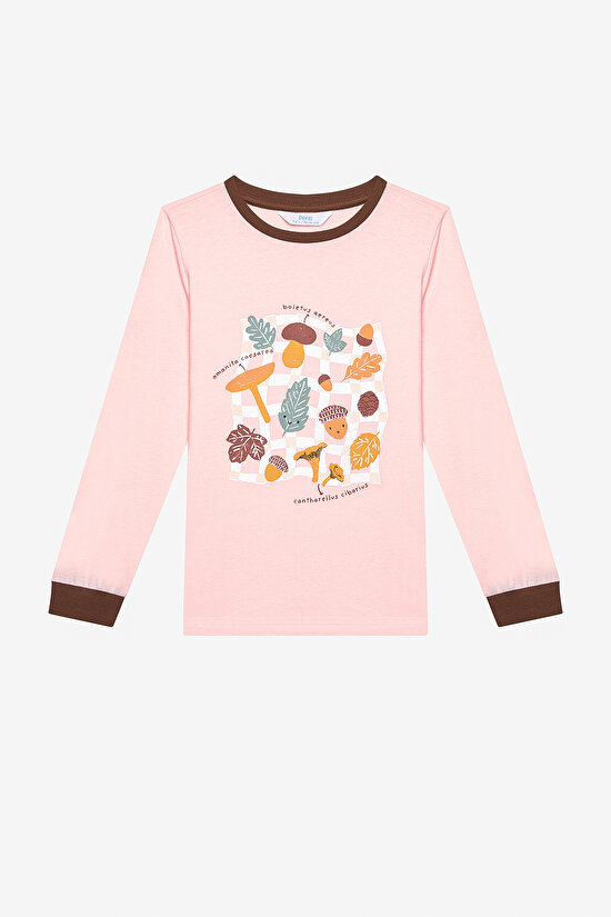 Pamuklu Kız Çocuk Gross 2li Çok Renkli Pijama Takımı - 6