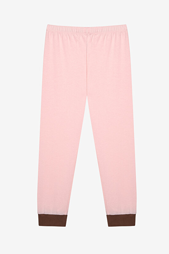 Pamuklu Kız Çocuk Gross 2li Çok Renkli Pijama Takımı - 7