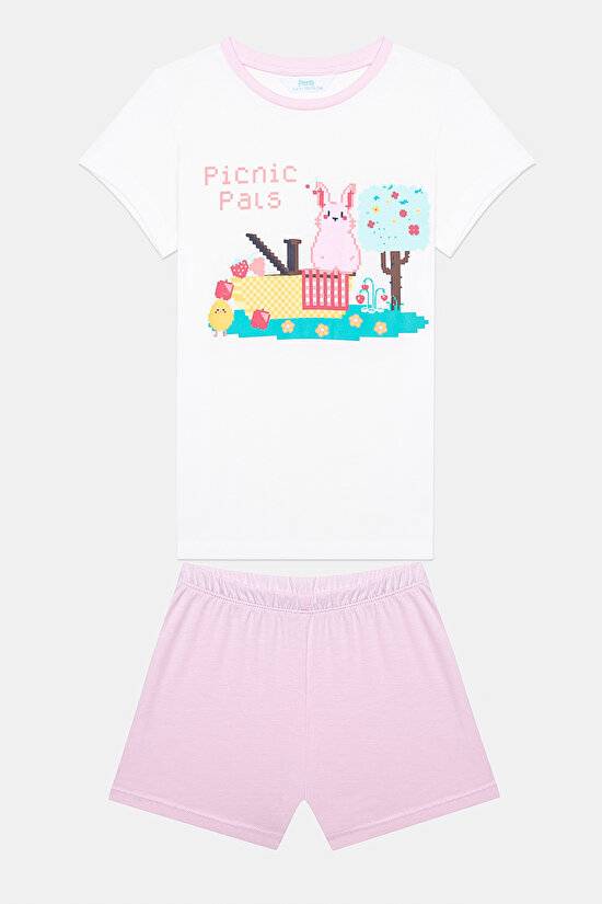 Kız Çocuk Picnic Pals 2li Pijama Takımı - 2