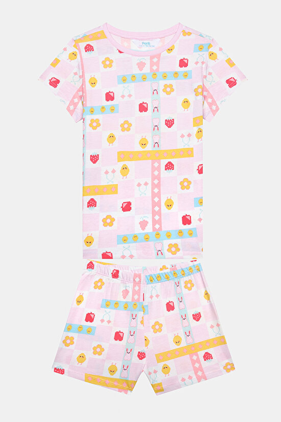 Kız Çocuk Picnic Pals 2li Pijama Takımı - 5