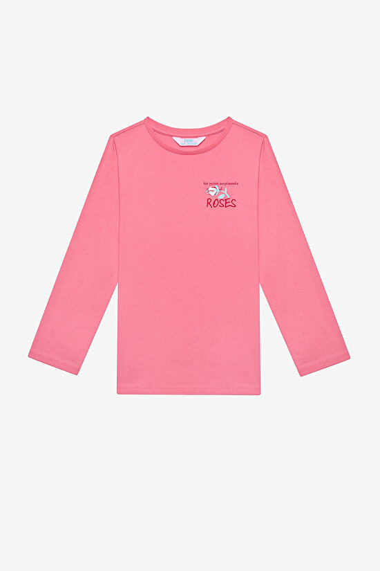 Kız Çocuk Rose Pamuklu 2li Çok Renkli Pijama Takımı - 6