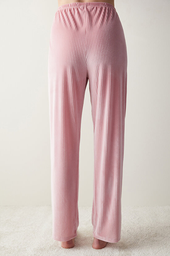 Aurora Velvet Pink Pant PJ Bottom - 3