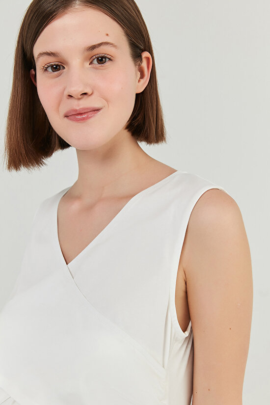 Beyaz Mama White Envelope NS Tişört - 3