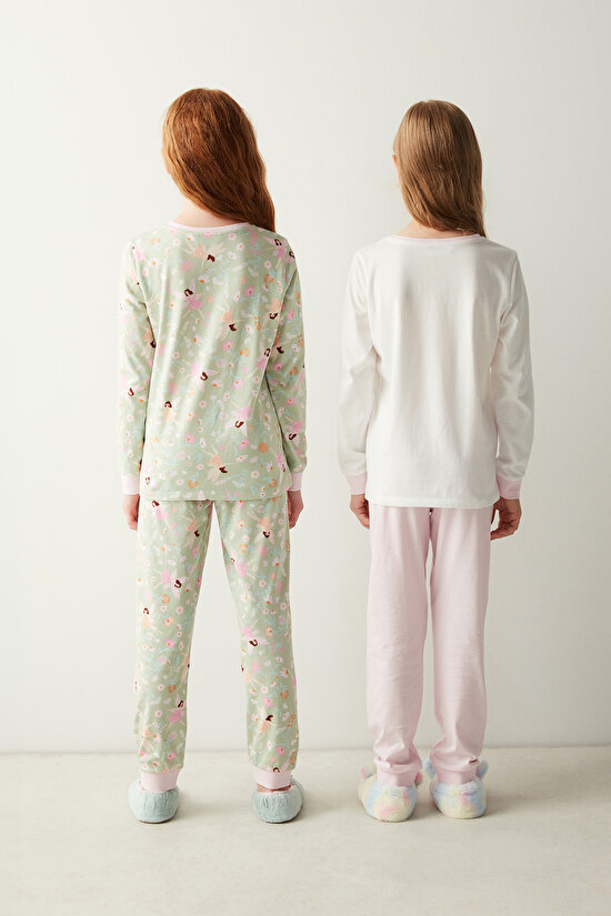 Girls Fairytale LS 2 Pack Pyjama Set - 4