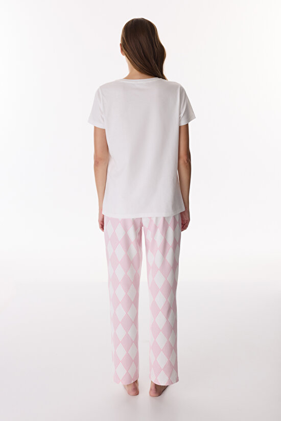 Colorful Recharge Pants Pajama Set - 4