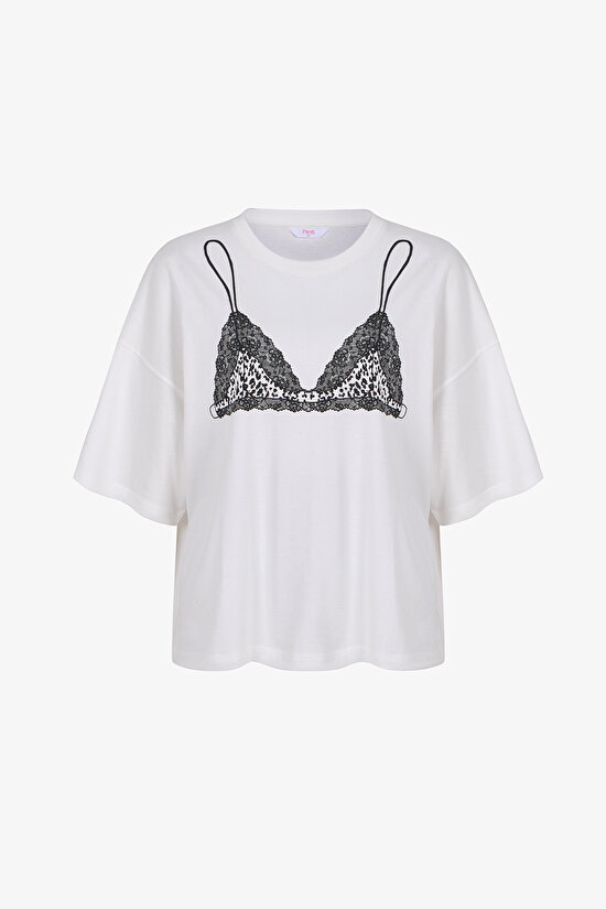 Stylish Tshirt PJ Top - 1