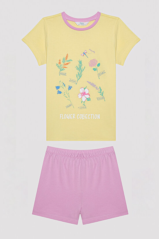 Kız Çocuk Endemic Çok Renkli 2li Pijama Takımı - 2