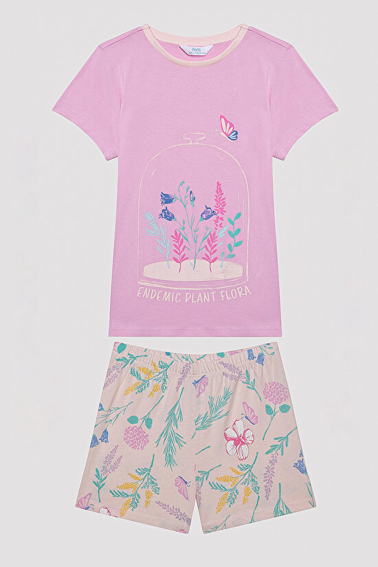 Kız Çocuk Endemic Çok Renkli 2li Pijama Takımı - 3