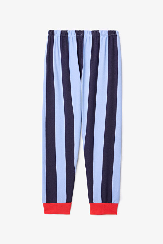 Blue Boys Abra Kadabra Striped Pajama Set - 3
