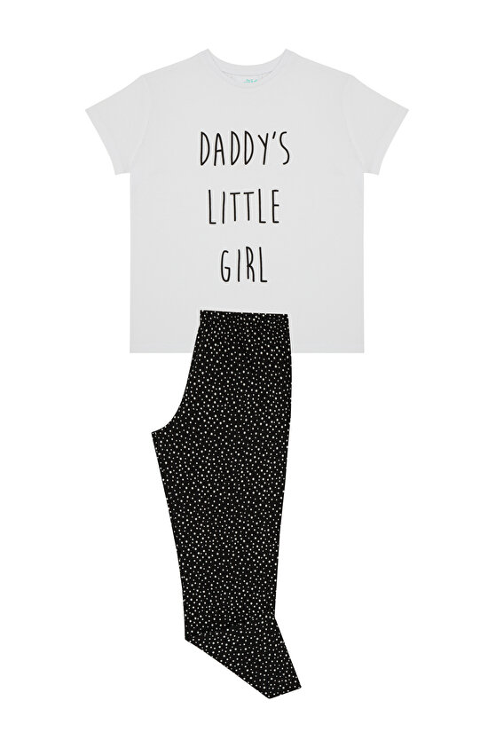 Kız Çocuk Family Dark 2'li Pijama Takımı - 3
