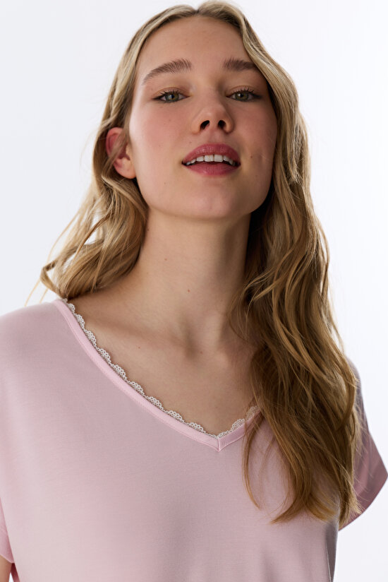 Pembe Alia Pink Pantolon Pijama Takımı - 2