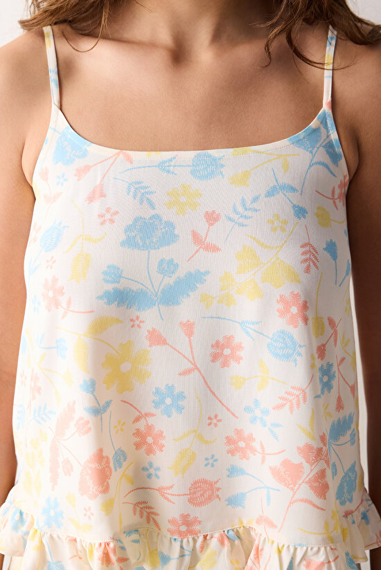 Hannah Chally Multi Colour Cami PJ Top - 5