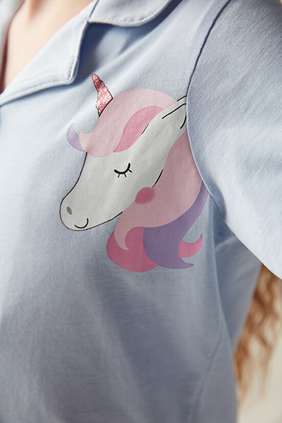 Girls Unicorn Pyjama Set - 2
