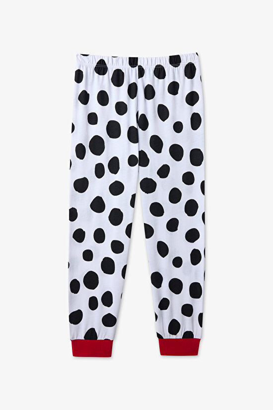 Optical White Unisex Kids Licensed Dalmatians Fam Pajama Set - 3