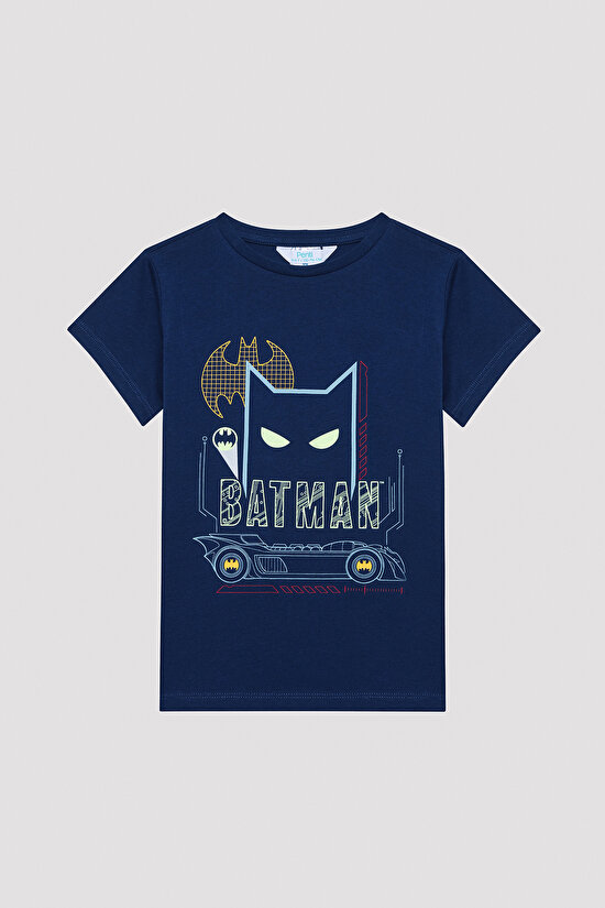 Erkek Çocuk Batman Çok Renkli Pijama Takımı - 2